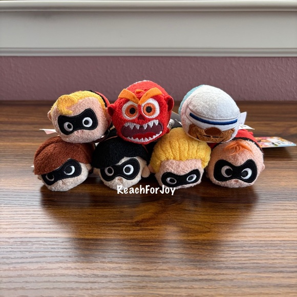 Tsum Tsum Plush The Incredibles Complete Set Of Disney Stuffed